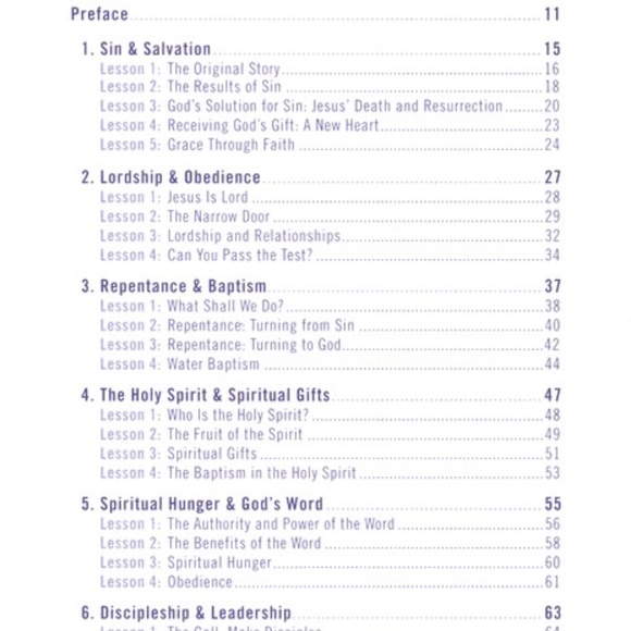 The Purple Book, Biblical Foundations for Building Strong Disciples NEW - Picture 3 of 6